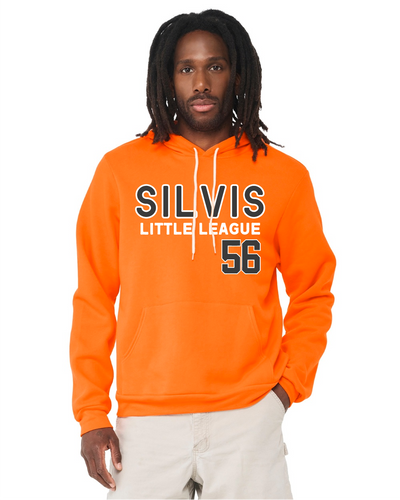 Silvis Little League 56 Hoodie Orange