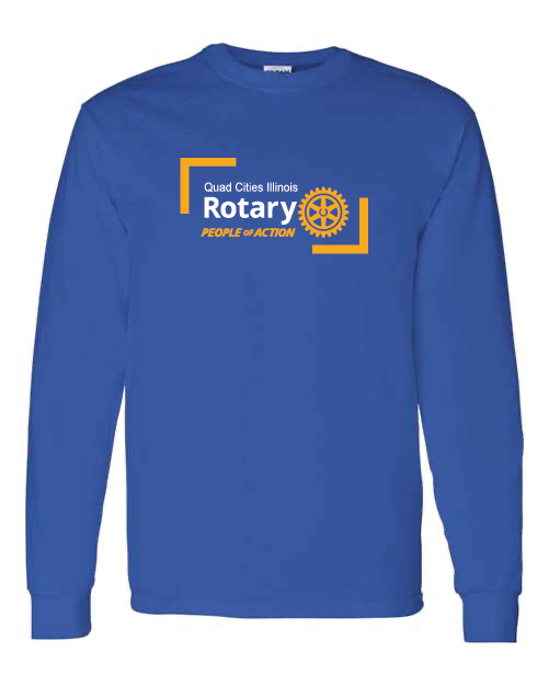 Quad Cities Rotary Long Sleeve T-shirt