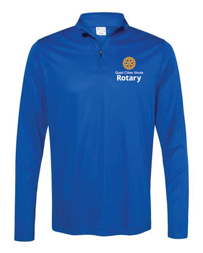 Quad Cities Rotary Quarter Zip Embroidered
