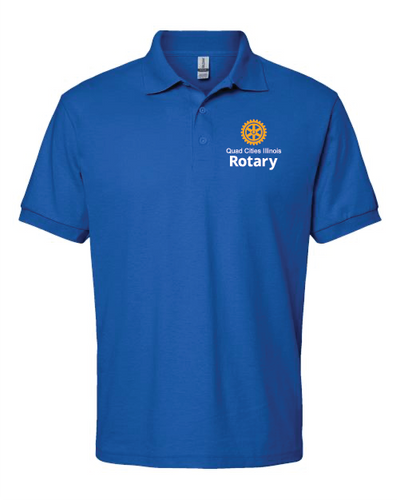 Quad City Rotary Polo Unisex Embroidered