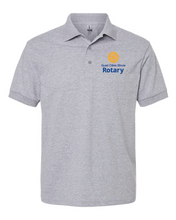 Load image into Gallery viewer, Quad City Rotary Polo Unisex screenprinted