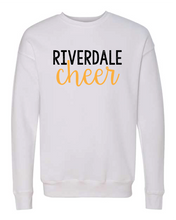 Load image into Gallery viewer, GLITTER Riverdale Rams Cheer Crewneck Script