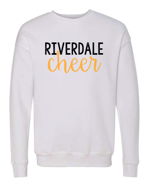 Riverdale Rams Cheer Crewneck Script