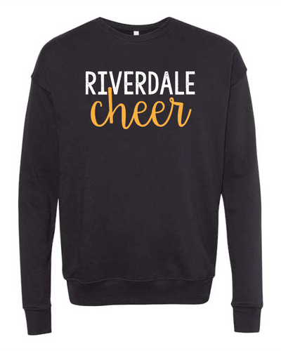 Riverdale Rams Cheer Crewneck Script