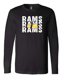Rams Cheer Stacked Long sleeve