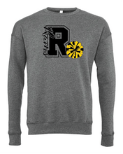 Load image into Gallery viewer, GLITTER Rams Cheer R Crewneck