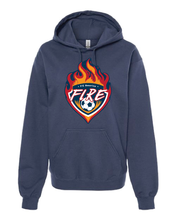 Load image into Gallery viewer, Fire Soccer Hoodie