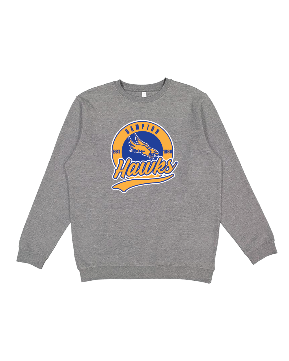 LAT Adult Crewneck Hawks circle