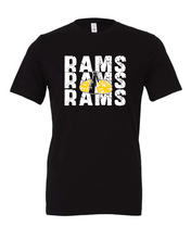 Load image into Gallery viewer, Rams Cheer Stacked t-shirt