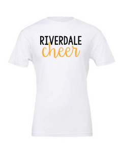 GLITTER Riverdale Rams Cheer t-shirt Script