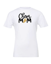 Load image into Gallery viewer, Riverdale Rams Glitter Cheer Mom t-shirt
