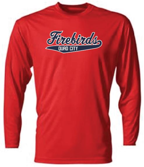 Firebirds Words Dry Fit Long Sleeve T-Shirt