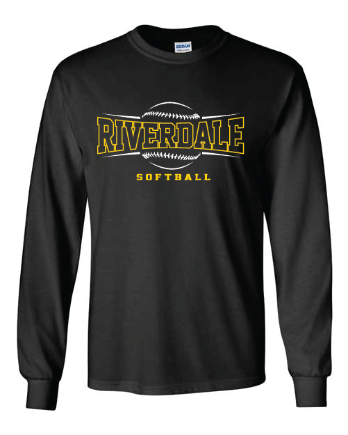 Riverdale Softball Lines long Sleeve T-shirt