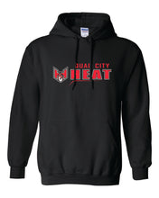 Load image into Gallery viewer, Quad City Heat - &quot;Horizontal Logo&quot; Pullover Hooded Sweatshirt