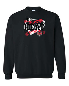 Quad City Heat - "Home Plate" Crewneck Sweatshirt