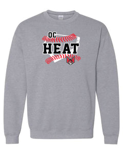 Quad City Heat - "Home Plate" Crewneck Sweatshirt