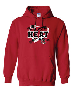 Quad City Heat - "Home Plate" Pullover Hooded Sweatshirt