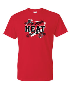 Quad City Heat - "Home Plate" Short Sleeve T-Shirt