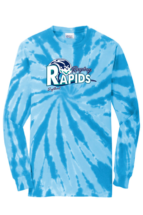 Raging Rapids - Long Sleeve Tie-Dye T-Shirt