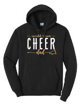 Load image into Gallery viewer, Riverdale Rams Cheer Glitter Hoodie