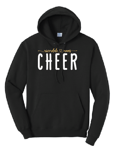 Riverdale Rams Cheer Glitter Hoodie
