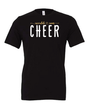 Load image into Gallery viewer, Riverdale Rams Cheer glitter t-shirt