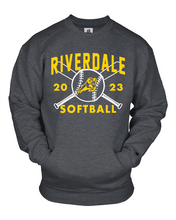 Load image into Gallery viewer, Riverdale Softball 2023 Pocket Crewneck