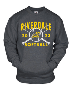 Riverdale Softball 2023 Pocket Crewneck
