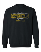 Load image into Gallery viewer, Riverdale Softball Lines Heavy Weight Crewneck