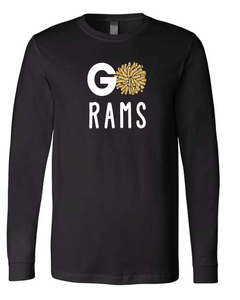 Riverdale Rams Glitter Go Rams Long Sleeve