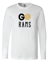 Load image into Gallery viewer, Riverdale Rams Glitter Go Rams Long Sleeve