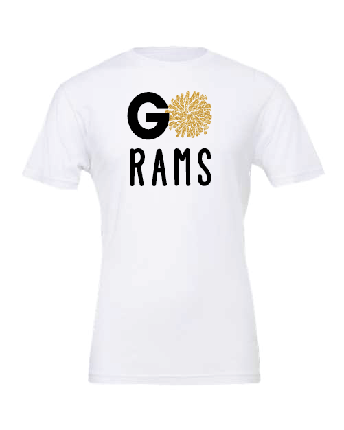 Riverdale Rams Glitter Go Rams t-shirt