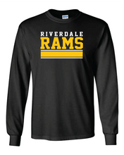 Load image into Gallery viewer, Riverdale Rams Stacked Lines long sleeve