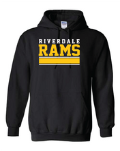 Load image into Gallery viewer, Riverdale Rams Stacked Lines hoodie