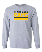 Load image into Gallery viewer, Riverdale Rams Stacked Lines long sleeve