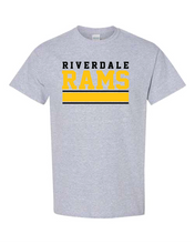 Load image into Gallery viewer, Riverdale Rams Stacked Lines tshirt