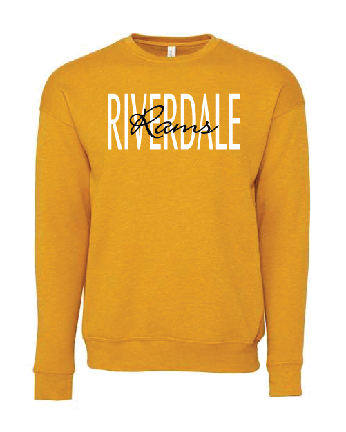 Riverdale Rams Script crewneck